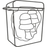 CONICDE010 BAG OF 10 PAIRS OF DETECTABLE POLYURETHAN EARPLUGS - Image 2