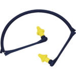 CONICAP01 EARPLUGS LINKED WITH FOLDING HEAD FASTENER