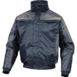 DENMARK2 PVC COATED POLYESTER BOMBER JACKET - WADDED DELTALU POLYESTER TAFFETA LINING