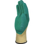 DPVV831 POLYCOTTON KNITTED GLOVE - LATEX COATING ON PALM, FINGERS AND HALF BACK - Image 3