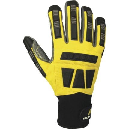 EOS VV900JA GLOVE WITH PU/POLYAMIDE PALM + DOTS - POLYESTER/PU BACK - BACK REINFORCEMENTS