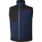 HOLEN POLYESTER / ELASTHANE "SOFTSHELL" BODYWARMER WITH 3 LAMINATED LAYERS - Image 3