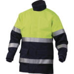 KOMODO2HV PU-COATED ANTISTATIC FIBRE/POLYESTER HIGH VISIBILITY PROTECTIVE PARKA