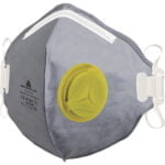 M1200VBW BOX OF 10 DISPOSABLE HALF-MASKS FFP2W WITH VALVE - VERTICAL FOLDING