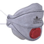 M1304VW BOX OF 10 DISPOSABLE HALF-MASKS FFP3W WITH 4 FOLDABLE PARTS + VALVE - FOR ORGANIC VAPOUR