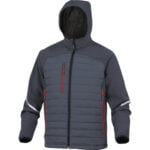 MOTION QUILTED SOFTSHELL AND POLYESTER BI-MATERIAL BLOUSON