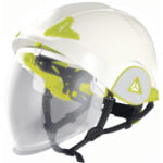 ONYX DUAL-SHELL SAFETY HELMET WITH RETRACTABLE VISOR