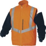 OPTIMUM2 PU-COATED OXFORD POLYESTER HIGH VISIBILITY 5 IN 1 PARKA - Image 4
