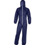 PO109 POLYPROPYLENE DISPOSABLE OVERALLS WITH HOOD