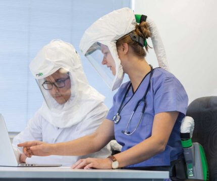 T200™ Respirator with Face Seal Hood and PX5® PAPR