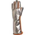 TERK400 LEATHER HIDE WELDER'S GLOVE / ALUMINISED BACK - Image 2
