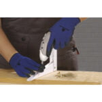 VE631 KNITTED POLYESTER GLOVE - LATEX FOAM PALM - Image 2