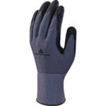 VE727 POLYAMIDE SPANDEX KNITTED GLOVE - NITRILE/PU PALM + DOTS
