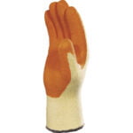 VE730OR POLYCOTTON KNITTED GLOVE - LATEX COATING PALM - Image 2
