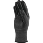 VENICUTD05 ANTISTATIC DELTANOCUT® KNITTED GLOVE - WATER-BASED PU COATED PALM - GAUGE 18 - Image 2