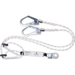AN218R2ADD ENERGY ABSORBER FALL ARRESTER WITH ADJUSTABLE DOUBLE LANYARD ROPE FROM 1.5 TO 2-M + 1 AM010 + 2 AM022