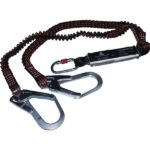 AN245200CDD ENERGIE ABSORBER FALL ARRESTER WITH DOUBLE EXTENSIBLE LANYARD 2 M + 1 AM002 + 2 AM022