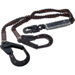 AN245200PRR DIELECTRIC ENERGY ABSORBER WITH DOUBLE EXTENSIBLE LANYARD 2 M + 1 AM010D + 2 AM022D
