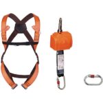 ELARA140 "VERTICAL  2,50 M" FALL ARRESTER SET: HAR12 + AN102 + AM002 + 1 STORAGE BAG