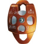 TC015 DOUBLE PULLEY WITH OSCILLATING FLANGES IN ALUMINIUM