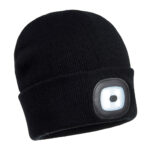 B028 Rechargeable Twin LED Beanie | Portwest