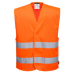 C374 Hi-Vis Mesh Two Band Vest | Portwest