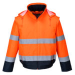 C464 Hi-Vis 2-in-1 Contrast Essential Lite Bomber Jacket | Portwest