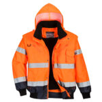 C465 Hi-Vis 3-in-1 Contrast Bomber Jacket | Portwest