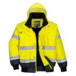 C465 Hi-Vis 3-in-1 Contrast Bomber Jacket | Portwest - Image 5