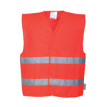 C474 Hi-Vis Two Band Vest | Portwest - Image 2