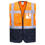 C476 Warsaw Hi-Vis Contrast Executive Vest | Portwest - Image 2