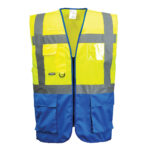C476 Warsaw Hi-Vis Contrast Executive Vest | Portwest - Image 6