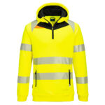 DX482 DX4 Hi-Vis 1/4 Zip Hoodie | Portwest - Image 2