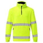 F302 Hi-Vis 1/2 Zip Fleece | Portwest - Image 2