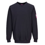 FR12 Flame Resistant Anti-Static Long Sleeve Sweatshirt | Portwest - Image 2