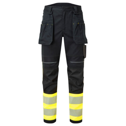 FR416 PW3 FR Hi Vis Class 1 Holster Trousers | Portwest