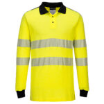 FR702 PW3 Flame Resistant Hi-Vis Polo Shirt | Portwest