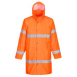 H442 Hi-Vis Rain Coat 100cm | Portwest