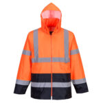 H443 Hi-Vis Contrast Classic Rain Jacket | Portwest