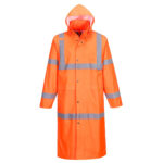 H445 Hi-Vis Rain Coat 122cm | Portwest