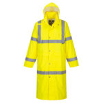 H445 Hi-Vis Rain Coat 122cm | Portwest - Image 2