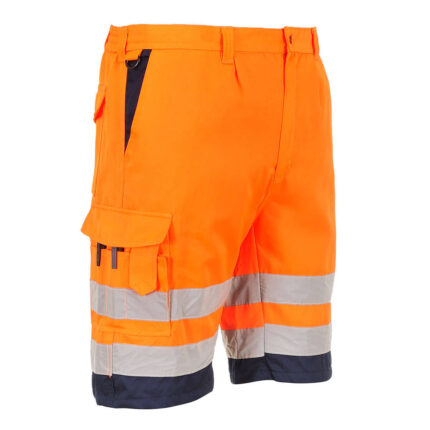 L043 Hi-Vis Lightweight Polycotton Shorts | Portwest