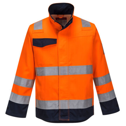 MV35 Modaflame RIS Orange/Navy Jacket | Portwest