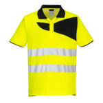 PW212 PW2 Hi-Vis Cotton Comfort Polo Shirt S/S | Portwest - Image 2