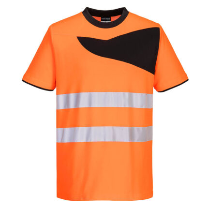 PW213 PW2 Hi-Vis Cotton Comfort T-Shirt S/S | Portwest