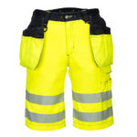 PW343 PW3 Hi-Vis Holster Pocket Shorts | Portwest - Image 2