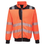 PW370 PW3 Hi-Vis Zip Sweatshirt | Portwest