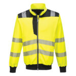 PW370 PW3 Hi-Vis Zip Sweatshirt | Portwest - Image 2