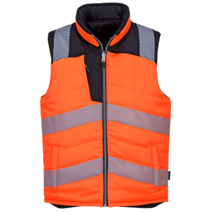 PW374 PW3 Hi-Vis Reversible Bodywarmer | Portwest