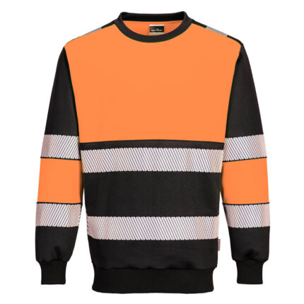 PW376 PW3 Hi-Vis Class 1 Sweatshirt | Portwest